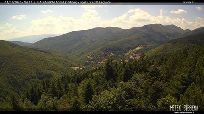 immagine della webcam nei dintorni di Passo della Consuma: webcam Badia Prataglia