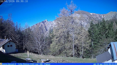 immagine della webcam nei dintorni di Monesi di Triora: webcam Castel Vittorio