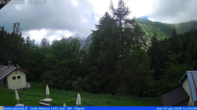 immagine della webcam nei dintorni di Mendatica: webcam Castel Vittorio
