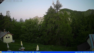 immagine della webcam nei dintorni di Monesi di Triora: webcam Castel Vittorio