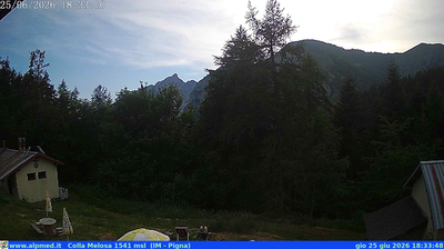 immagine della webcam nei dintorni di Vallecrosia: webcam Castel Vittorio