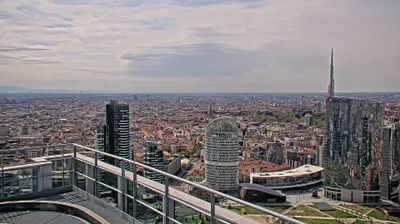 immagine della webcam nei dintorni di Milano Quadrilatero: webcam Milano Centro Direzionale