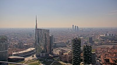 immagine della webcam nei dintorni di Milano Ponte Seveso: webcam Milano Centro Direzionale