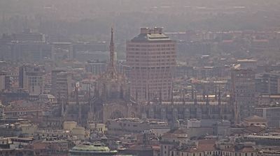 immagine della webcam nei dintorni di Milano De Angeli: webcam Milano Centro Direzionale