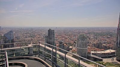 immagine della webcam nei dintorni di Milano Archimede: webcam Milano Centro Direzionale