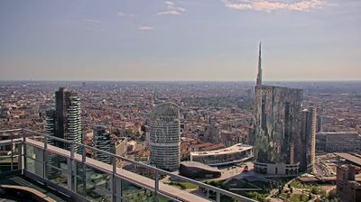 immagine della webcam nei dintorni di Milano Tre Torri: webcam Milano Centro Direzionale