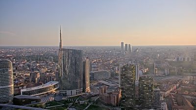immagine della webcam nei dintorni di Milano Città Studi: webcam Milano Centro Direzionale