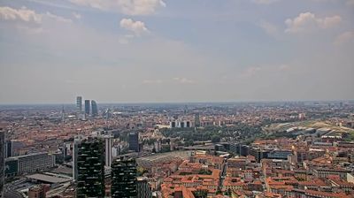 immagine della webcam nei dintorni di Milano Arzaga: webcam Milano Centro Direzionale
