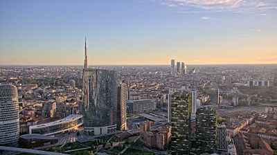 immagine della webcam nei dintorni di Milano: webcam Milano Centro Direzionale