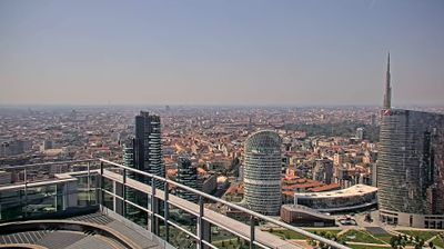 immagine della webcam nei dintorni di Milano Foro Bonaparte: webcam Milano Centro Direzionale