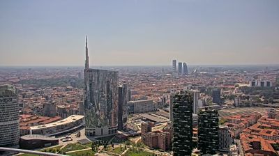 immagine della webcam nei dintorni di Milano Lazio: webcam Milano Centro Direzionale