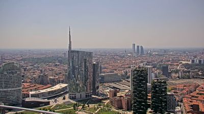 immagine della webcam nei dintorni di Milano Lancetti: webcam Milano Centro Direzionale