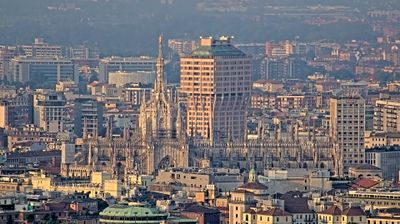 immagine della webcam nei dintorni di Milano Farini: webcam Milano Centro Direzionale