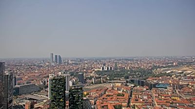 immagine della webcam nei dintorni di Milano Sella Nuova: webcam Milano Centro Direzionale