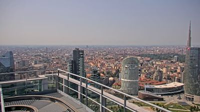 immagine della webcam nei dintorni di Milano Guastalla: webcam Milano Centro Direzionale
