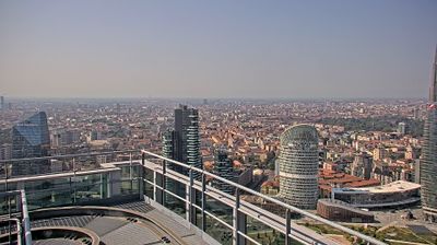 immagine della webcam nei dintorni di Milano Quartiere Ebraico: webcam Milano Centro Direzionale