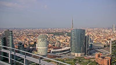 immagine della webcam nei dintorni di Milano Tripoli: webcam Milano Centro Direzionale