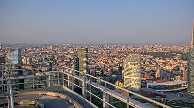 immagine della webcam nei dintorni di Milano Lotto: webcam Milano Centro Direzionale