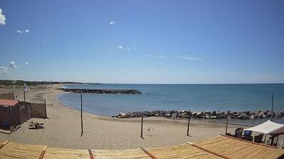 immagine della webcam nei dintorni di Cerveteri: webcam Focene