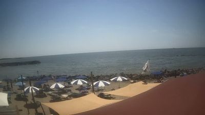 immagine della webcam nei dintorni di Marina di San Nicola: webcam Focene