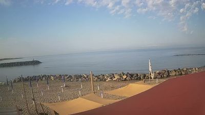 immagine della webcam nei dintorni di Santa Marinella: webcam Focene