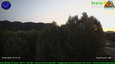 immagine della webcam nei dintorni di Fiamignano: webcam Tagliacozzo