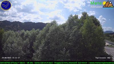 immagine della webcam nei dintorni di Civitella Roveto: webcam Tagliacozzo