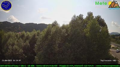 immagine della webcam nei dintorni di Mandela: webcam Tagliacozzo