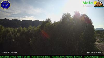 immagine della webcam nei dintorni di Rocca di Botte: webcam Tagliacozzo
