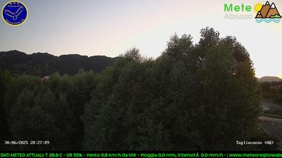 immagine della webcam nei dintorni di Campo Catino: webcam Tagliacozzo