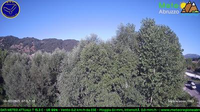 immagine della webcam nei dintorni di Vallepietra: webcam Tagliacozzo