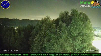 immagine della webcam nei dintorni di Rocca di Cambio: webcam Tagliacozzo