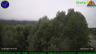 immagine della webcam nei dintorni di Monte Livata: webcam Tagliacozzo