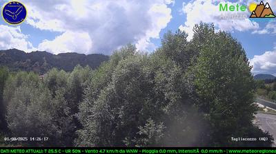 immagine della webcam nei dintorni di Colle di Tora: webcam Tagliacozzo