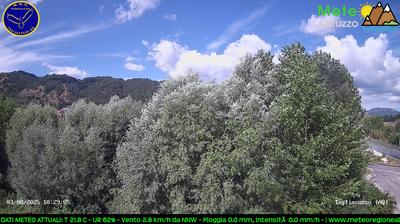 immagine della webcam nei dintorni di Sante Marie: webcam Tagliacozzo