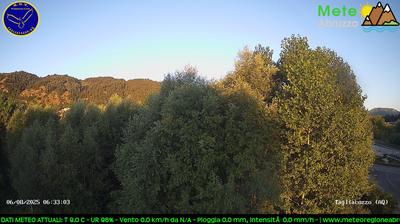 immagine della webcam nei dintorni di Mandela: webcam Tagliacozzo