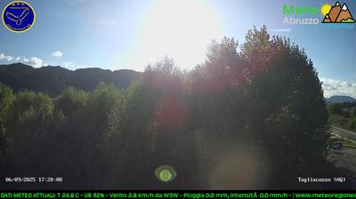 immagine della webcam nei dintorni di Lucoli: webcam Tagliacozzo