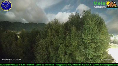 immagine della webcam nei dintorni di Monte Livata: webcam Tagliacozzo