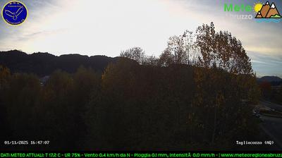 immagine della webcam nei dintorni di Arsoli: webcam Tagliacozzo
