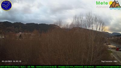 immagine della webcam nei dintorni di Cervara di Roma: webcam Tagliacozzo