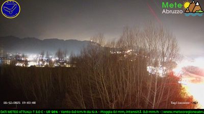 immagine della webcam nei dintorni di Rocca di Mezzo: webcam Tagliacozzo
