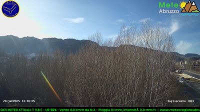 immagine della webcam nei dintorni di Mandela: webcam Tagliacozzo