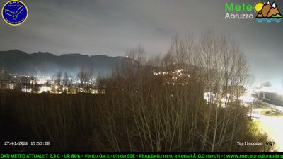 immagine della webcam nei dintorni di Rocca di Cambio: webcam Tagliacozzo