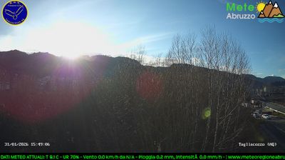 immagine della webcam nei dintorni di Lucoli: webcam Tagliacozzo