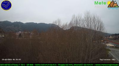 immagine della webcam nei dintorni di Sante Marie: webcam Tagliacozzo