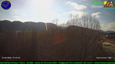 immagine della webcam nei dintorni di Mandela: webcam Tagliacozzo