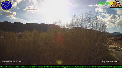 immagine della webcam nei dintorni di Monte Livata: webcam Tagliacozzo