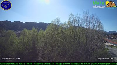 immagine della webcam nei dintorni di Civitella Roveto: webcam Tagliacozzo