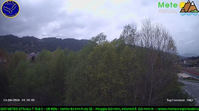 immagine della webcam nei dintorni di Monte Livata: webcam Tagliacozzo