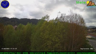 immagine della webcam nei dintorni di Sante Marie: webcam Tagliacozzo